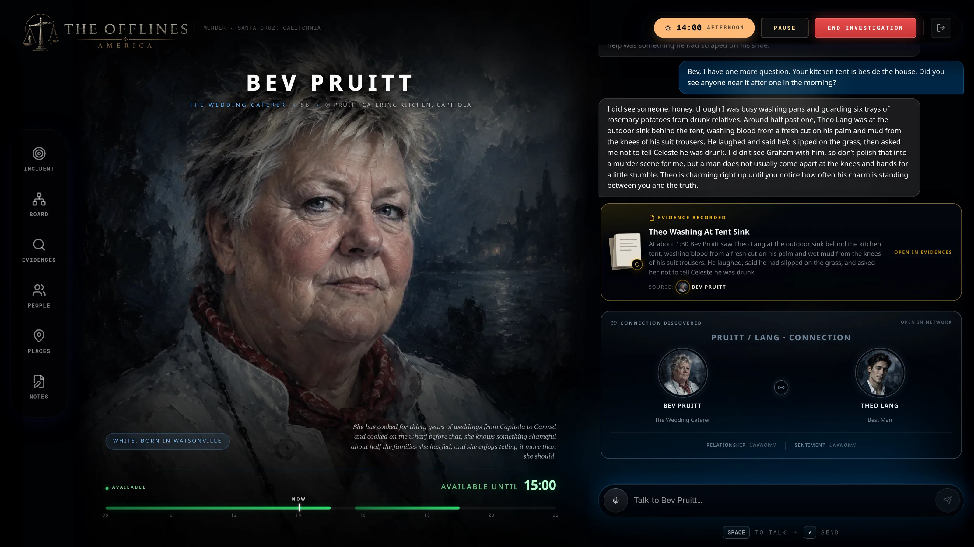Bev Pruitt's answer, and the evidence it revealed recorded below it.